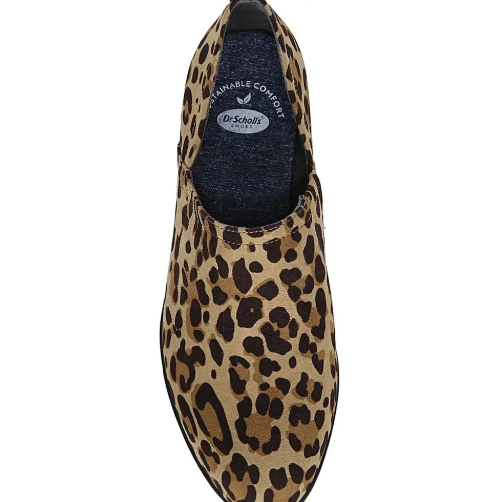Dr. Scholl's shoes Tan & Black Leopard Ruler Bootie -Women 7